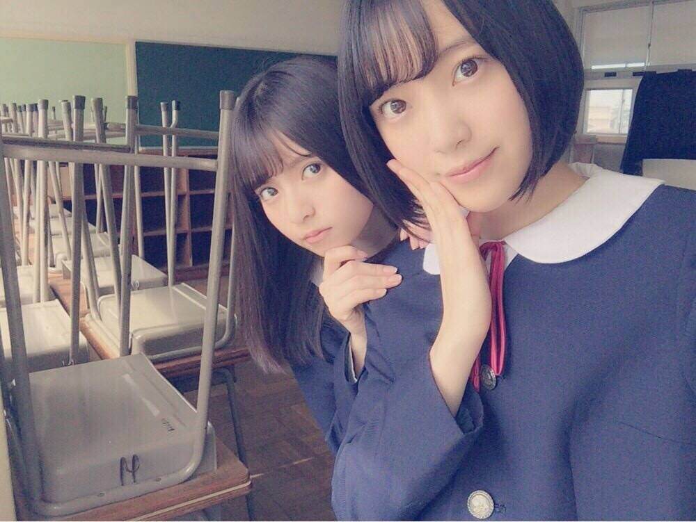乃木坂46 堀未央奈 齋藤飛鳥 制服姿の未央奈の肩にちょこんと乗っかってるあしゅが可愛い 乃木坂46まとめ選抜 乃木坂46 堀未央奈 齋藤飛鳥 制服姿の未央奈の肩にちょこんと乗っかってるあしゅが可愛い 乃木坂46まとめ選抜
