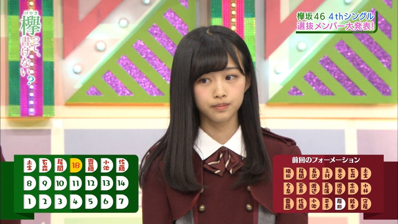 欅坂46 最近の原田葵が美人になりつつある件 どことなく渡邉理佐に似ているという声も 欅って 何 欅坂46まとめ