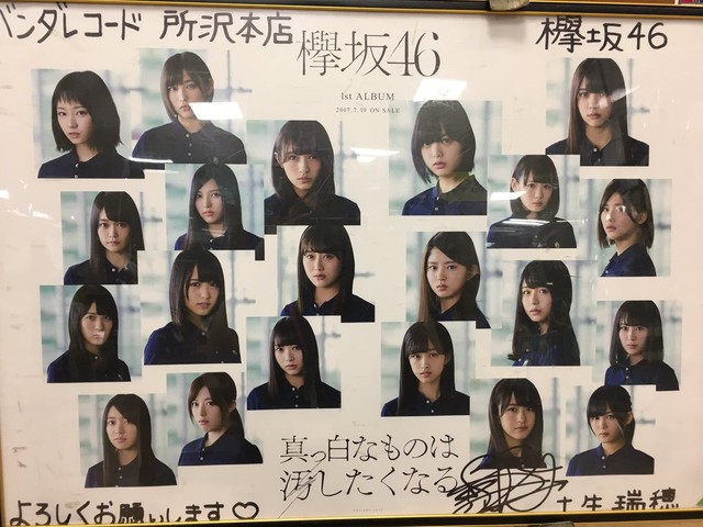 欅坂46 1stアルバム宣伝用ポスターで ショートの今泉佑唯とポニテの尾関梨香が確認される 画像あり 欅って 何 欅坂46まとめ