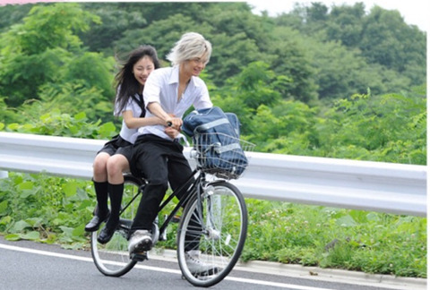 自転車横乗り