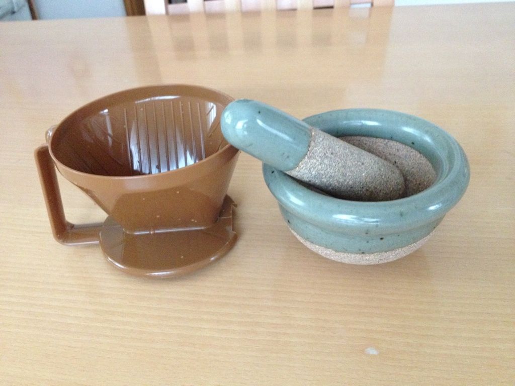 すり鉢でコーヒー豆を挽く 二度わらし 認知症の父の介護と日常 すり鉢でコーヒー豆を挽く 二度わらし 認知症の父の介護と日常