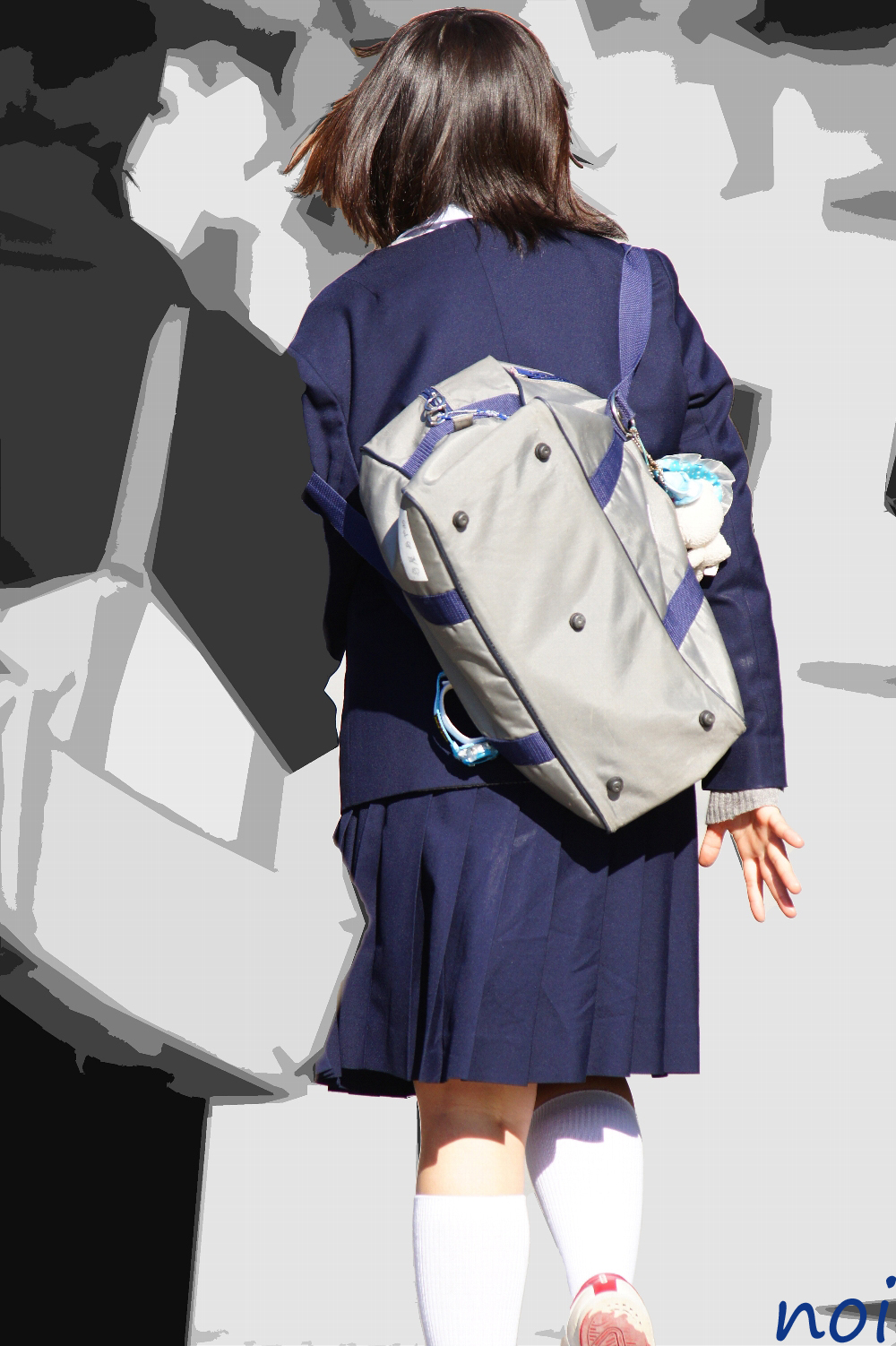 制服jcちゃん その２ Noiの街撮り日記