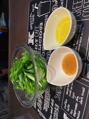 一遍ねぎのサラダ1