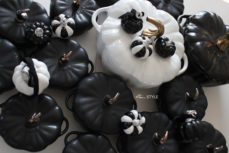 ストウブ ココット パンプキン 入手困難 24センチ ブラック 黒