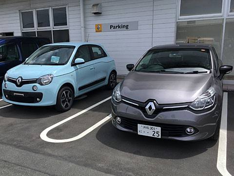 近々納車される親友のトゥインゴを見に行って Nojee Chips