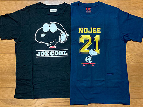 Nojee Chips ユニクロ Utme でスヌーピーのtシャツ作りました