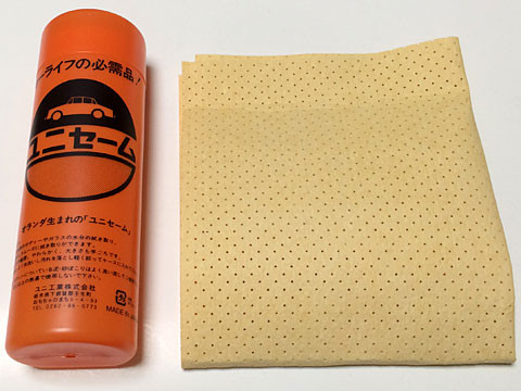 Nojee Chips ユニセーム 水滴ふき取り合成セーム革が良い感じ Nojee Chips ユニセーム 水滴ふき取り合成セーム革が良い感じ