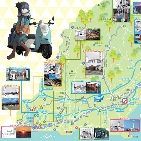 ゆるキャン モデル地巡り Nojee Chips ゆるキャン モデル地巡り Nojee Chips