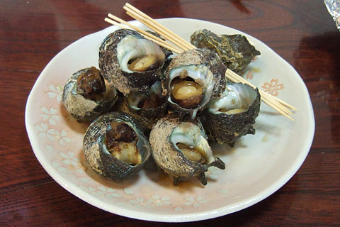 安来寿し 煮さざえ