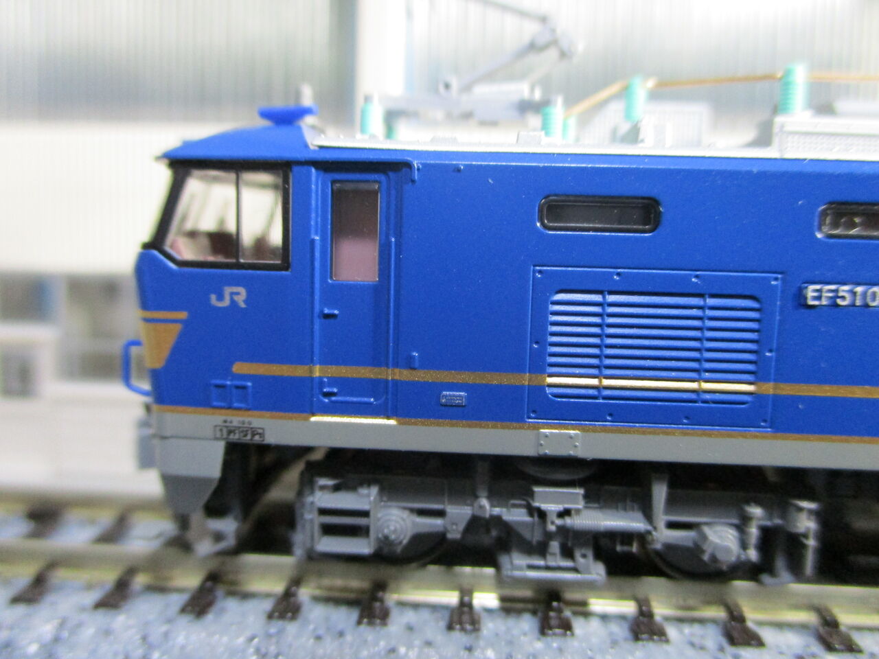 KATO EF510 500 JR貨物色 入線 : 夏島鉄道