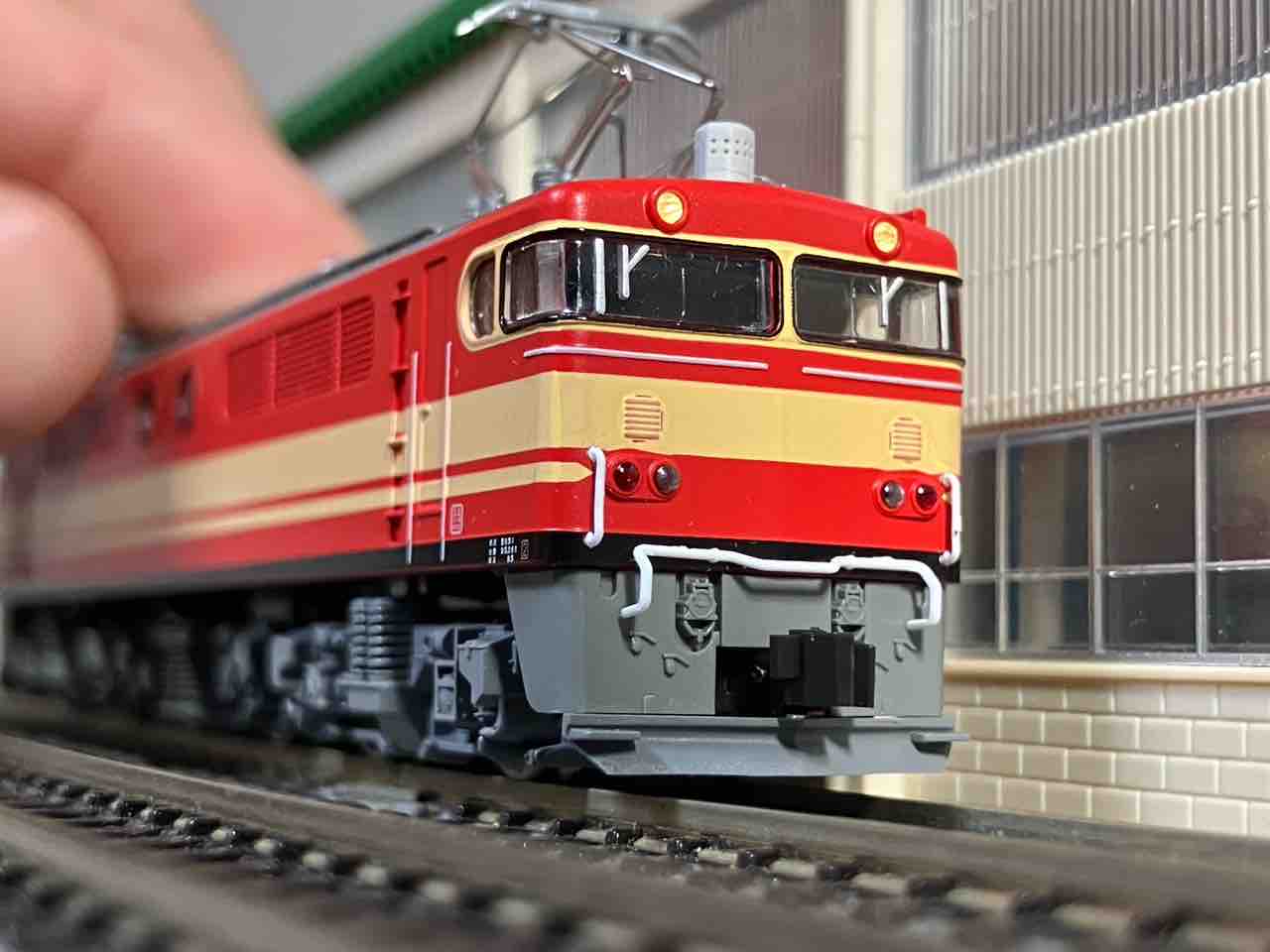 KATO E854 西武鉄道保存車 入線 : 夏島鉄道