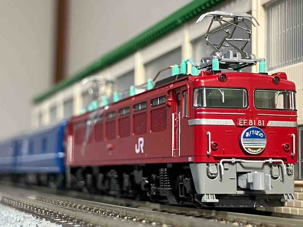 KATO EF81 81 北斗星 入線 : 夏島鉄道