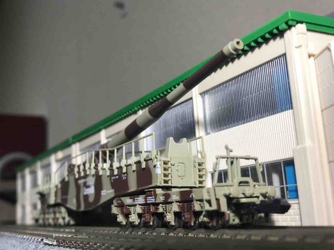 1/144 ドイツ列車砲 Gun 28cm K5(E) おかしく レオポルト 迷彩カラー