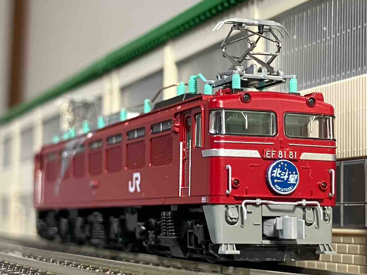 KATO EF81 81 北斗星 入線 : 夏島鉄道
