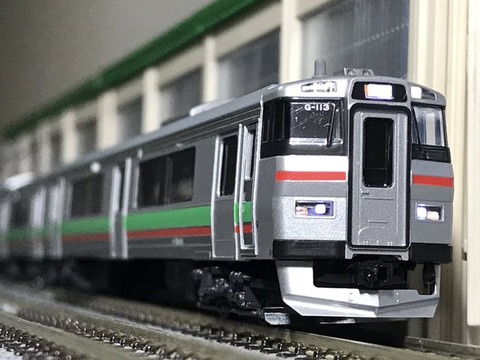 731系3両　kato ライト点灯動力動作確認済　パンタグラフ無し 731系3両 kato ライト点灯動力動作確認済 パンタグラフ無し