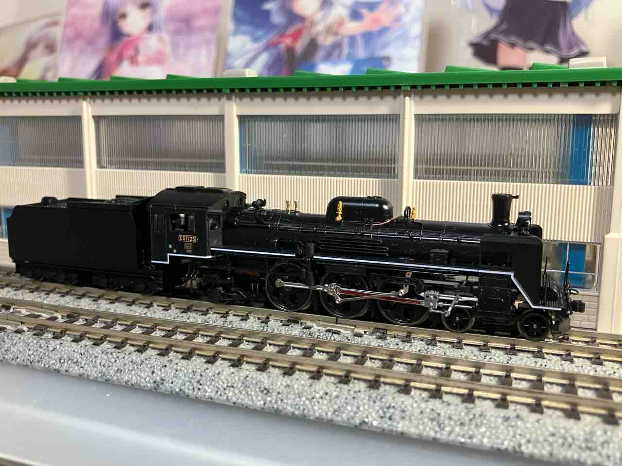 TOMIX C57 135 入線 : 夏島鉄道