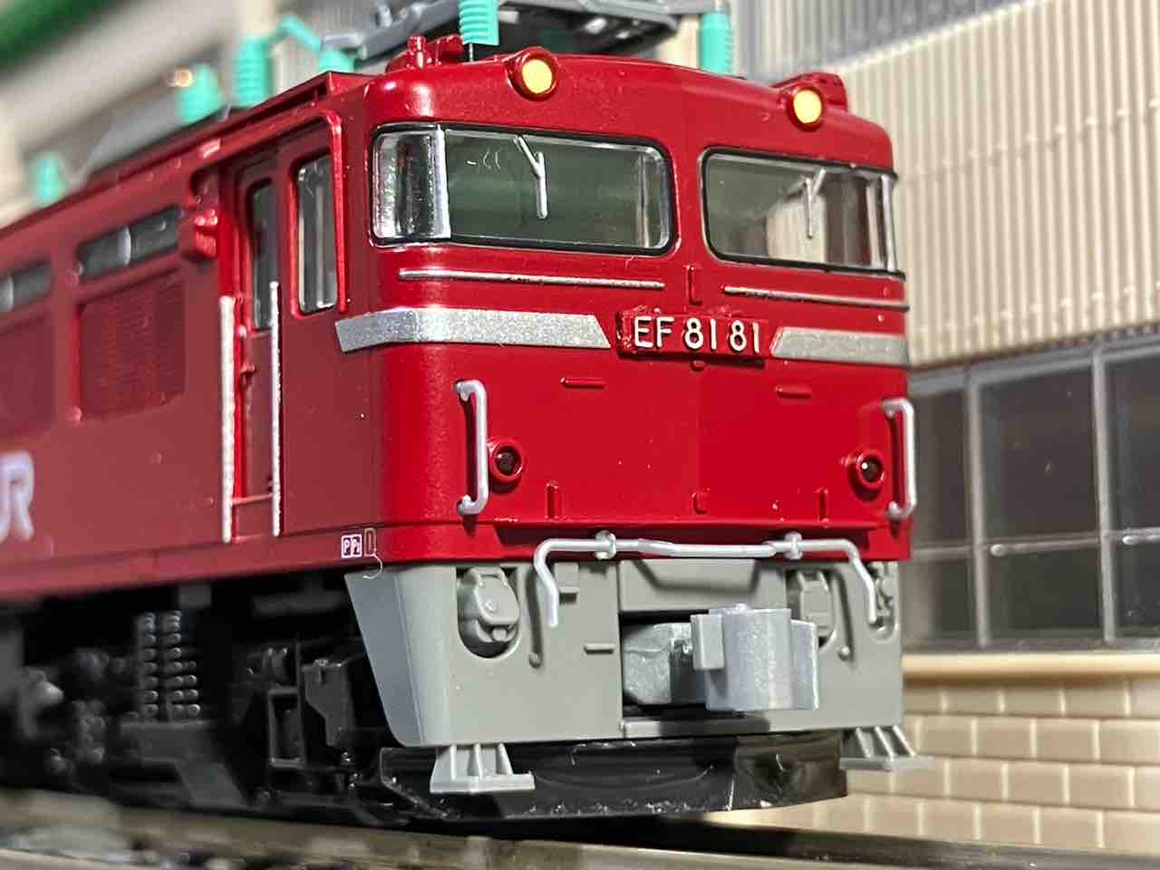 KATO EF81 81 北斗星 入線 : 夏島鉄道