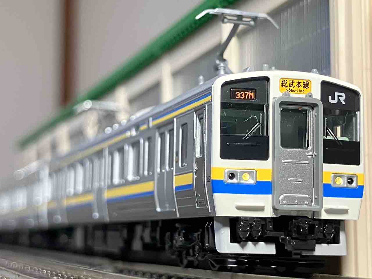 KATO 211系3000番台 房総色 パンタ増設編成 入線 : 夏島鉄道