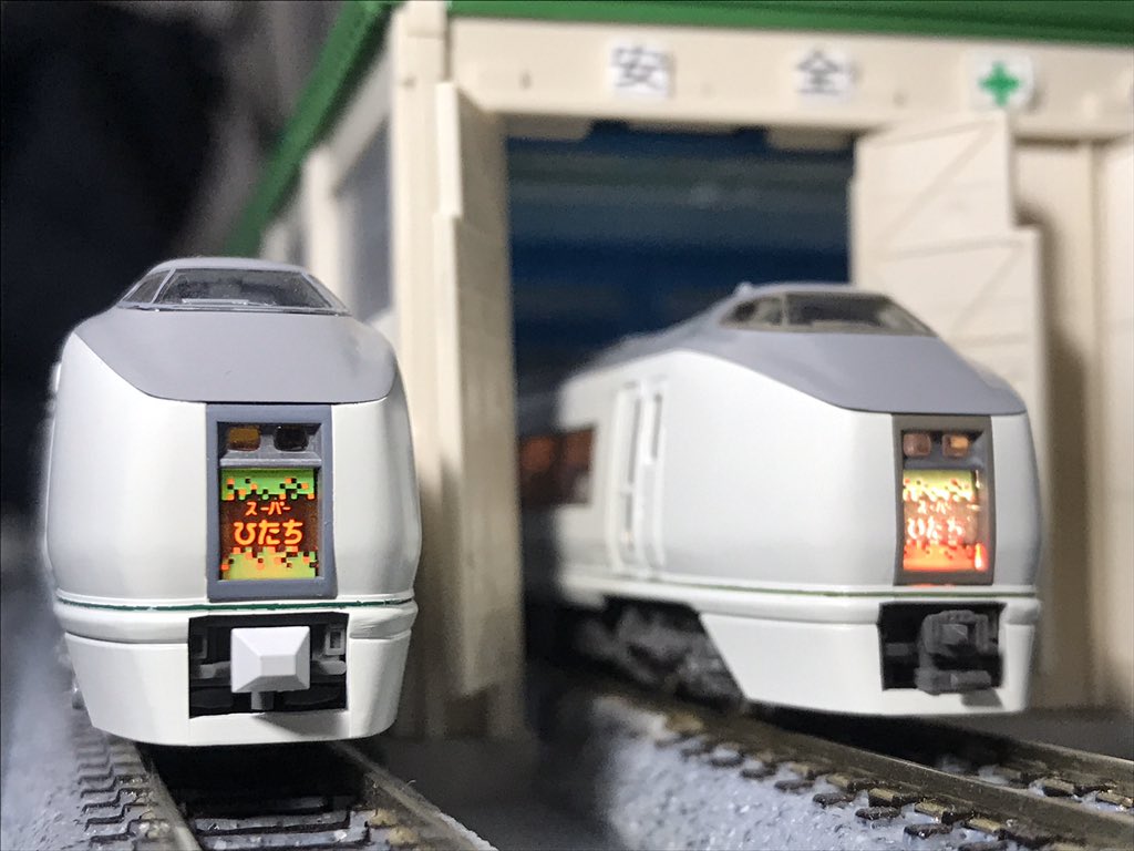 KATO 651系 スーパーひたち 入線 : 夏島鉄道