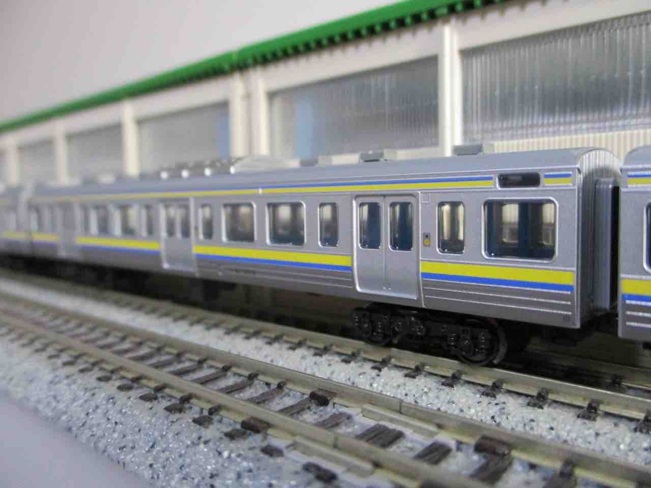 KATO 211系3000番台 房総色 パンタ増設編成 入線 : 夏島鉄道