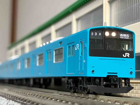 TOMIX 201系 30N更新車 スカイブルー 入線 : 夏島鉄道