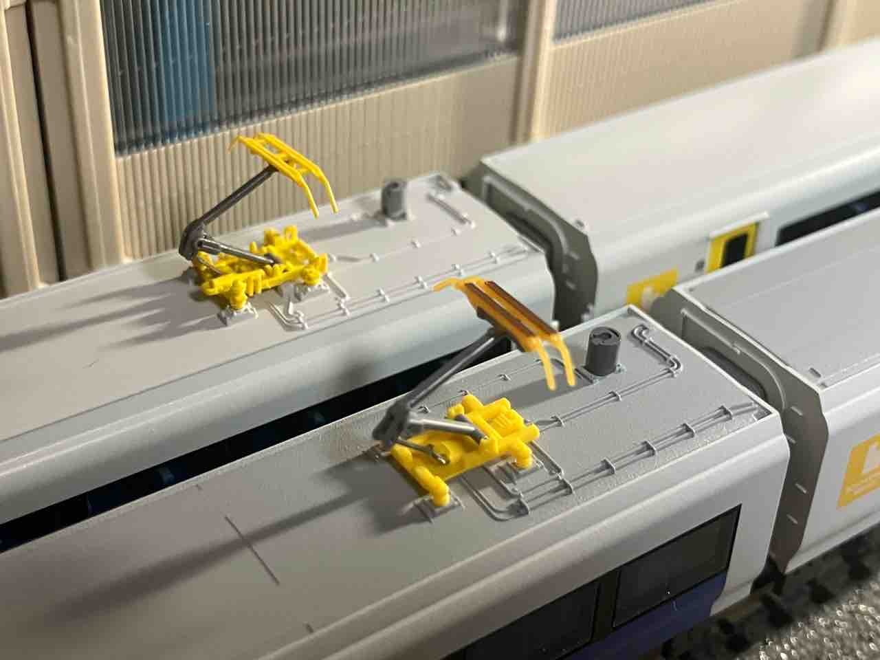 マイクロエース E257系500番台 原型スカート 入線 : 夏島鉄道