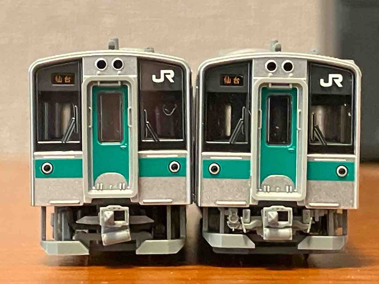 KATO 701系 仙台色のスカートを現行仕様に : 夏島鉄道