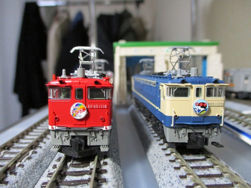 KATO EF65 1118 レインボー 入線 : 夏島鉄道