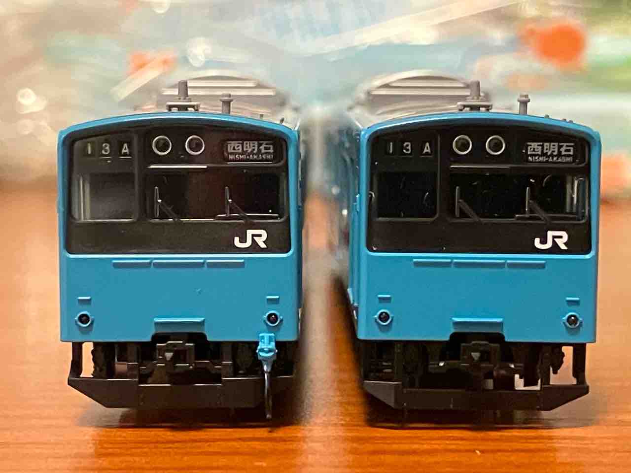 TOMIX 201系 30N更新車 スカイブルー 入線 : 夏島鉄道