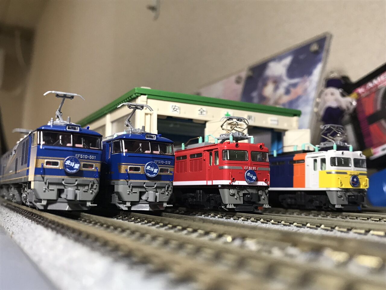 KATO EF510 北斗星 入線 : 夏島鉄道
