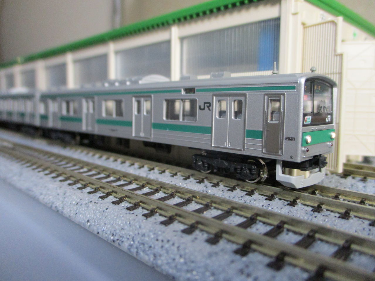 KATO 205系 埼京線ドア小窓車 入線 : 夏島鉄道