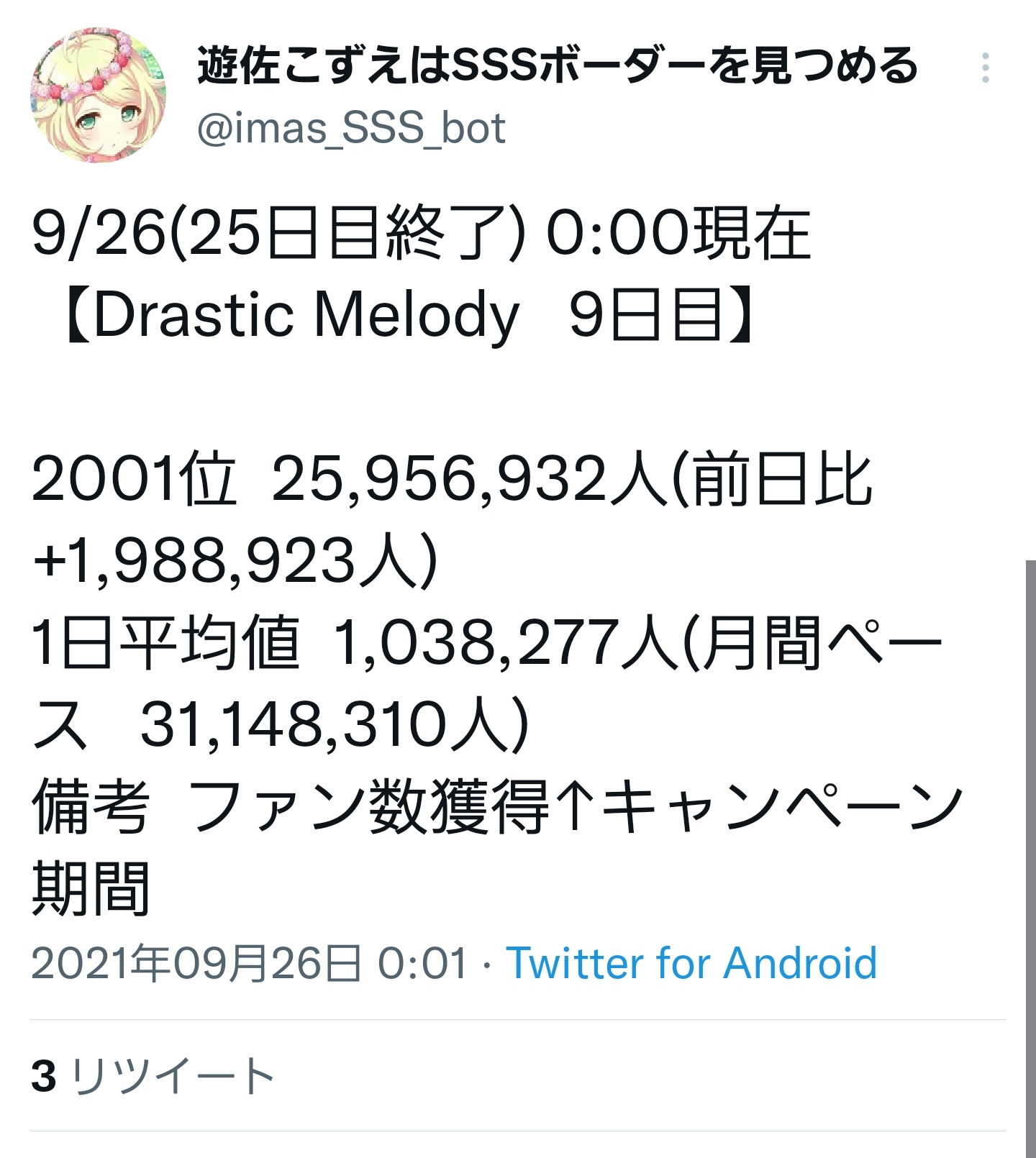 デレステ 第61期sssさん第一期並みにキツくなってしまう 本田未央ちゃん応援まとめ速報