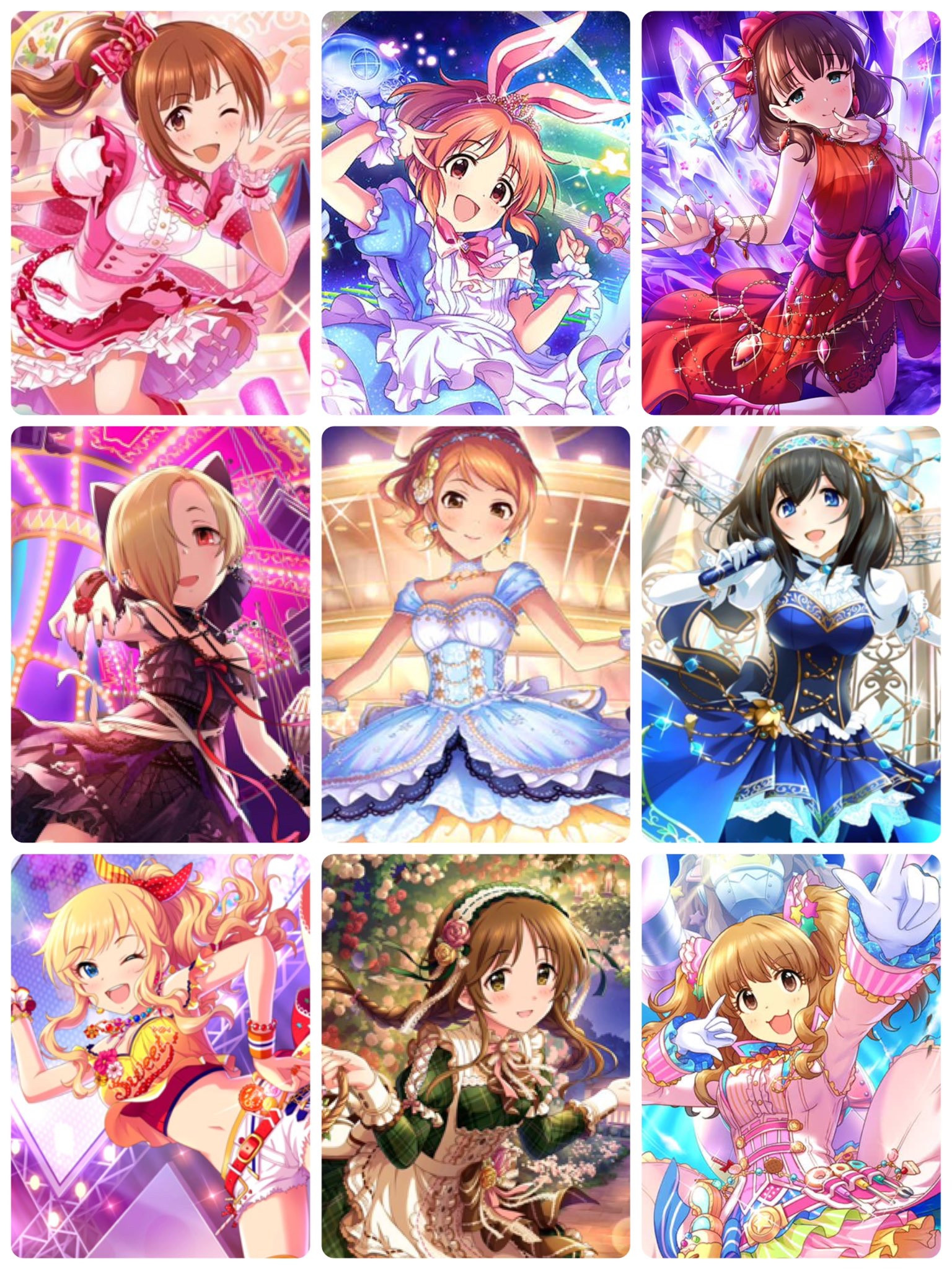 デレマス シャドバコラボで既存イラストがlive2dでぐりぐり動く 本田未央ちゃん応援まとめ速報