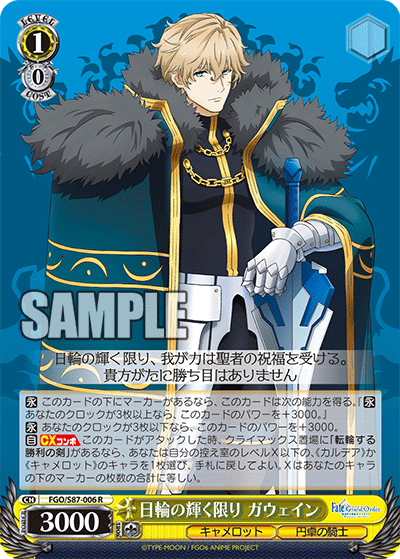 売り切り御免!】 英語版 ヴァイスシュヴァルツ fate SP 聖槍の担い手