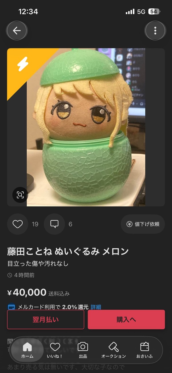 【悲報】メルカリさん、＃初星学園ぬいぬい部 の遊び場になる