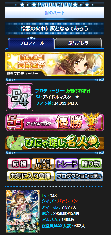 モバマス 等速で初日から走り続ける高森藍子pのツーラーについて知っていること 本田未央ちゃん応援まとめ速報