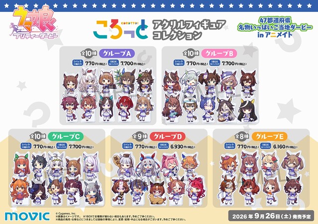 ウマ娘の全国アニメイトコラボDグループが強すぎておわる