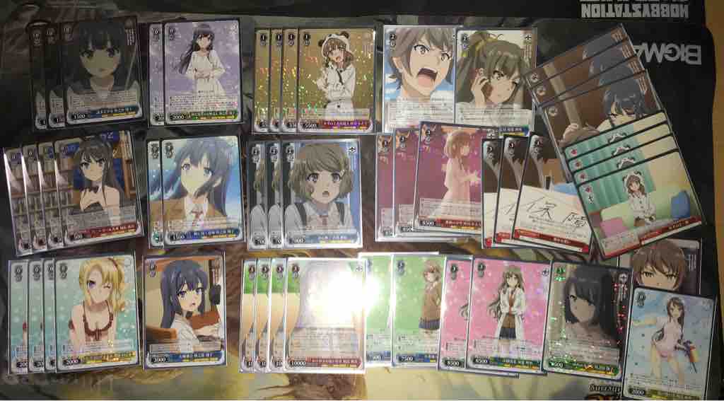 Ws ベイブ 買ったデッキを評価する 青ブタ麻衣軸 角川8扉 角川本火 豚小屋ヴァイスシュヴァルツ ブタゴヤws