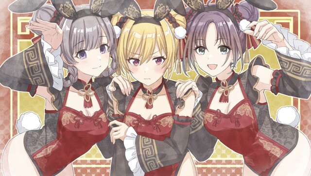 【シャニマス】チャイナバニーガチャが話題に。【1歩、60cmの距離感】西城 樹里 特別ピンナップアイドルスタンプガシャ」