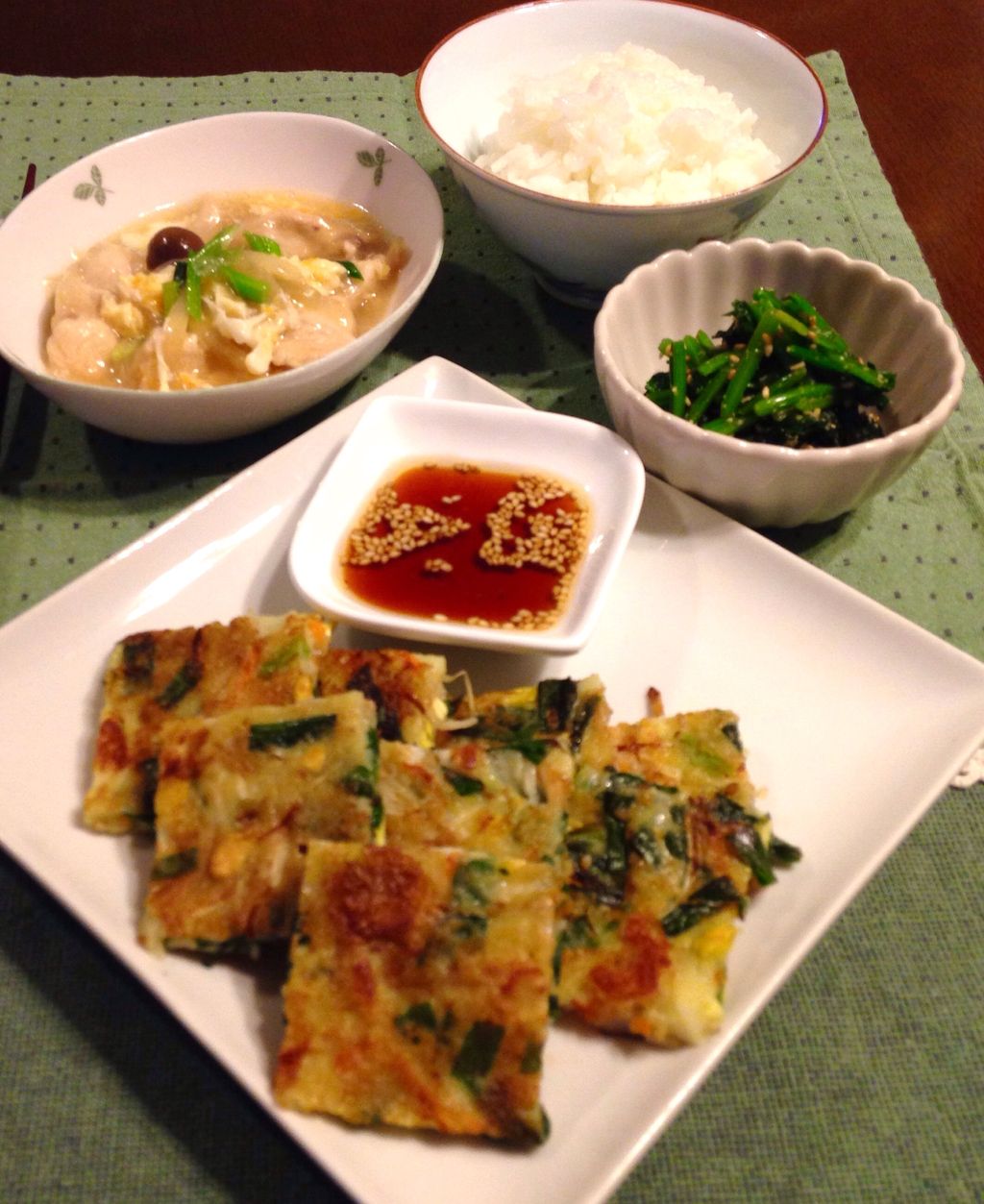 冷蔵庫に残っていた豆もやし 今日はチヂミに加えて焼いてみる ๑ ㅂ و Noleの もぐもぐ日記