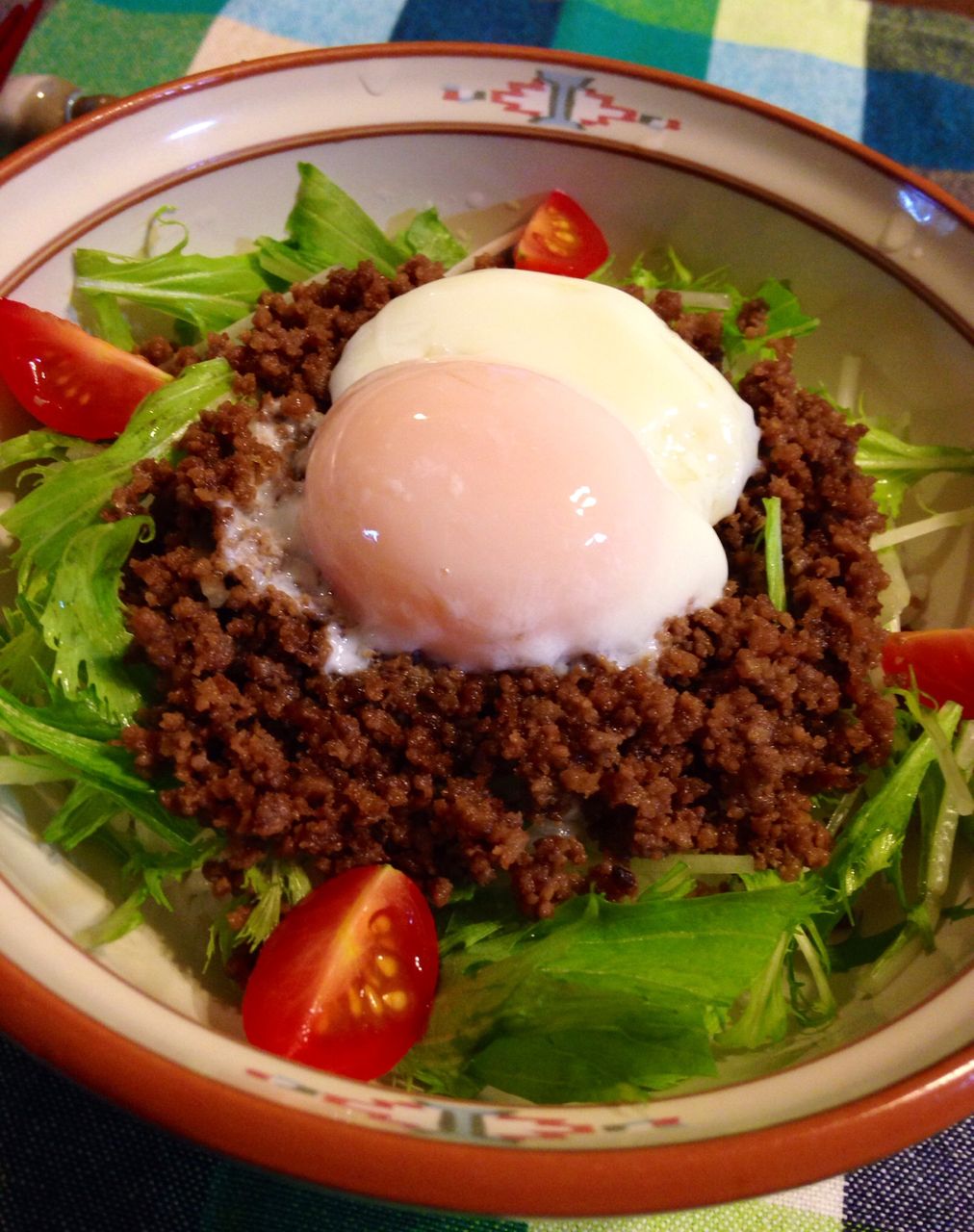 今日は合挽き肉で そぼろ丼 ๑ ๑ Noleの もぐもぐ日記