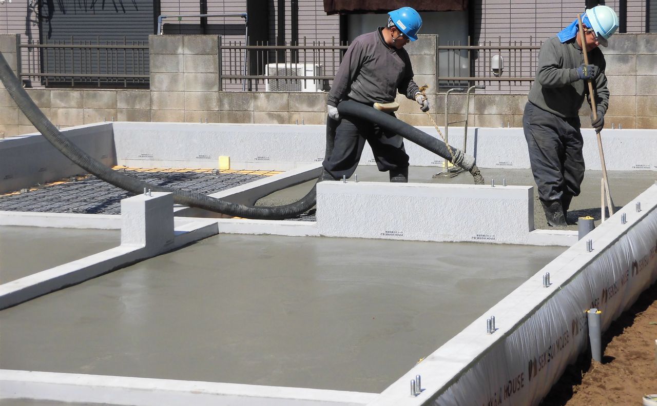 基礎工事編 着工17日目 土間打設で基礎完了 はじめての家づくり 家建てたエイ