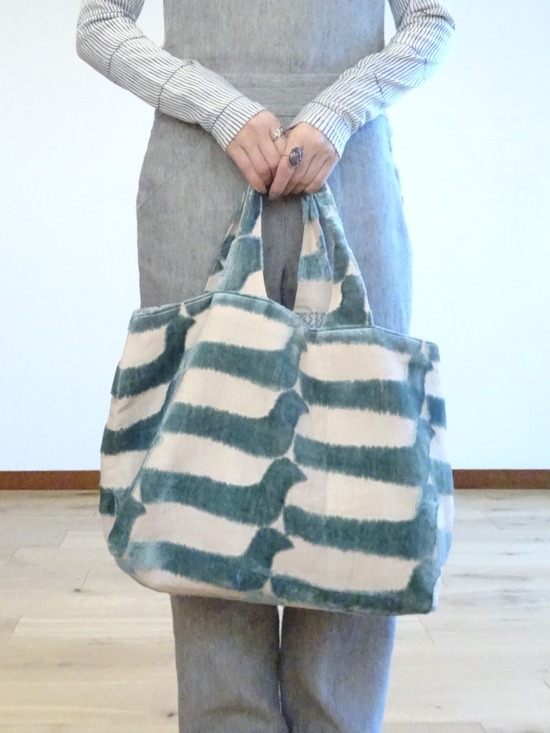 misty lineカットソーとリネンウールのサロペット (4)
