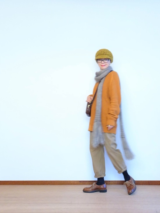 UNIQLO Uコットンニット&チノパンツ (5)
