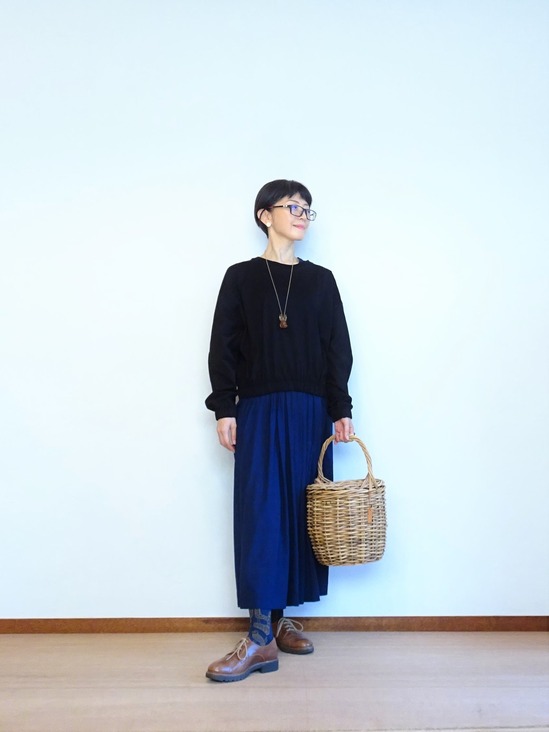 45Rインディワンピース&FLAMAND黒トップス (4)