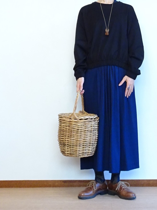 45Rインディワンピース&FLAMAND黒トップス (3)