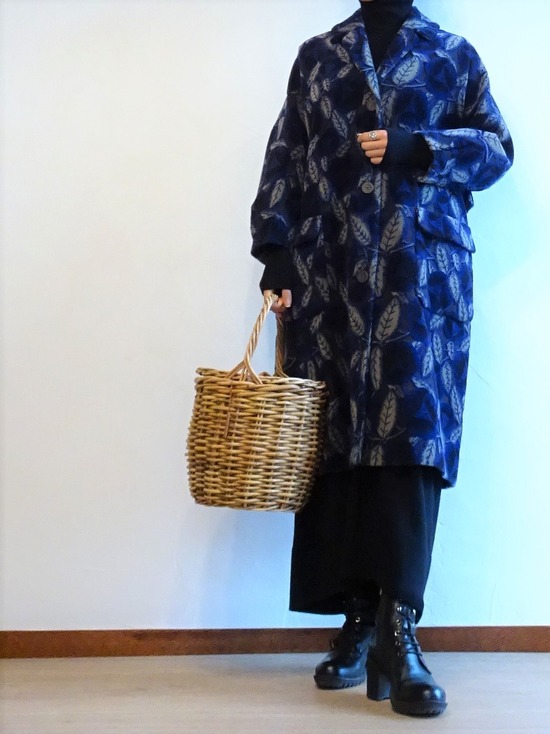 IENAtタートルニットワンピ黒&jardinコート (2)