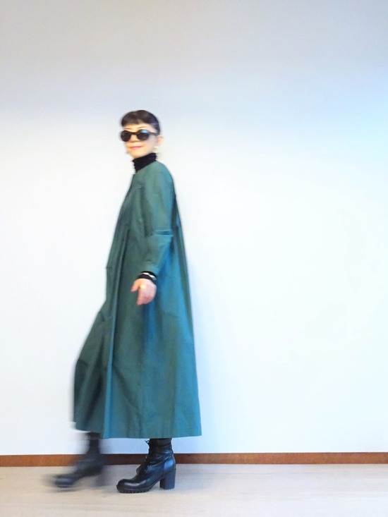 nubes(雲)タックワンピース (1)