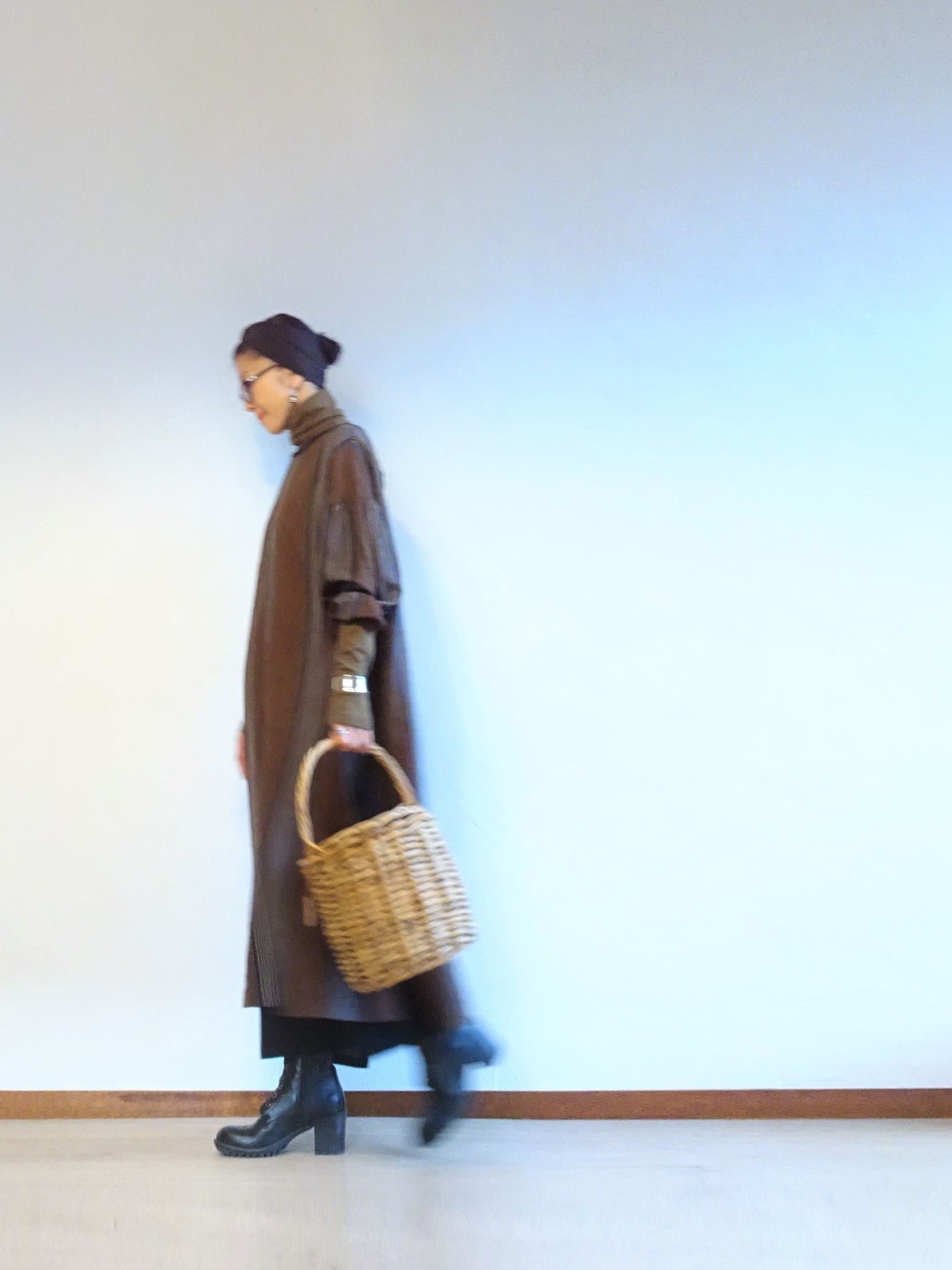 茶系のエスニックワンピース Na２eye 旧