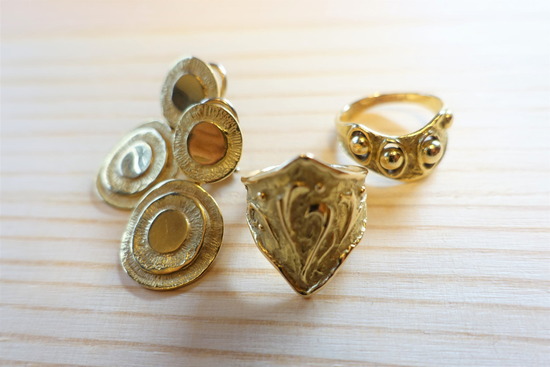 45R霜降り茶ガーゼタートル&チノサロペット&マスタードTBAG (2)